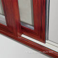 Double glass aluminyo sliding door